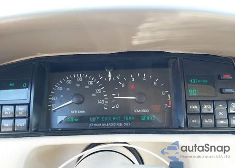 1995 Cadillac Eldorado Touring from USA, damaged, VIN 1G6ET1294SU616538